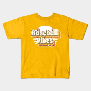 Baseball Vibes Kids T-Shirt